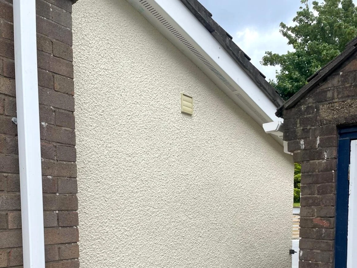 exterior painting painted pebbledash exterior swansea daffodil decor 11