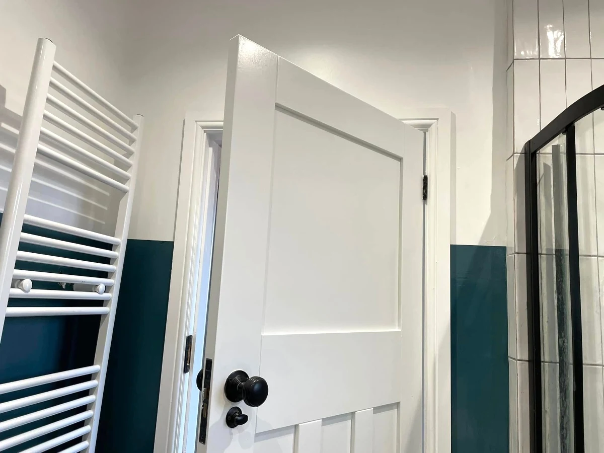 hallway painting painted hallway black staircase swansea daffodil decor 13