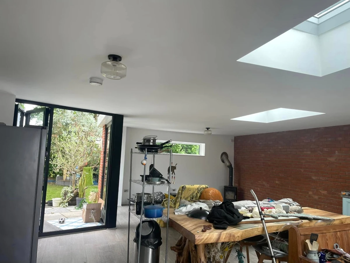 hallway painting painted hallway black staircase swansea daffodil decor 3